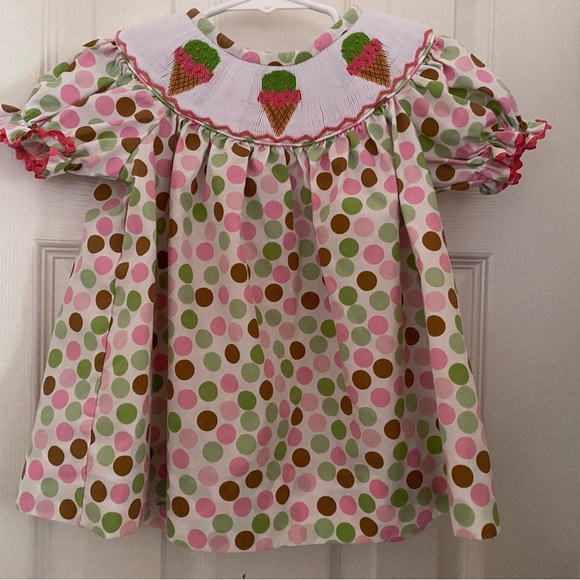 Posh Pickle Smocked Ice Cream Dress - Picture 1 of 9